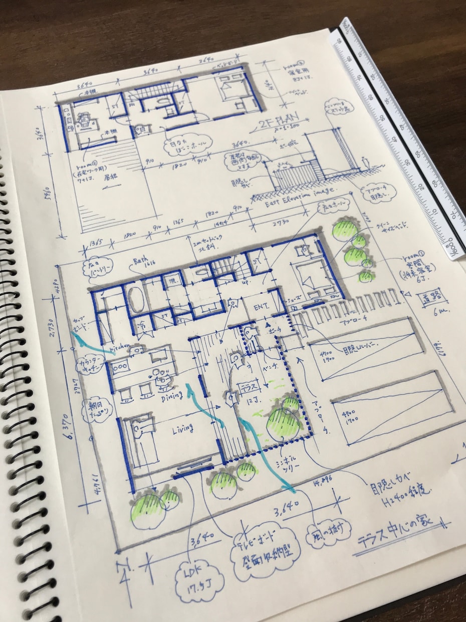 一級建築士が『究極の1案』となる間取りを提案します ラフ提案無制限！間取り&立面計画を納得いくまで仕上げます！ イメージ6