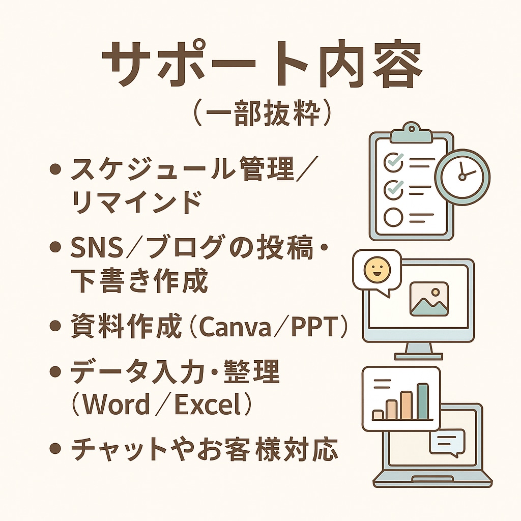 お試しorスポット：事務や煩雑な作業を代行します 苦手な実務・時間がかかる作業、ひとりで抱え込んでいませんか？ イメージ3