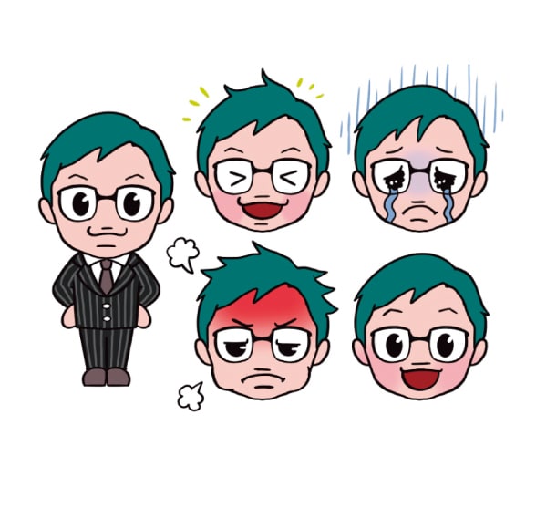 どんなテイストでもOK！人物キャラクター作成します 架空のキャラクター・似顔絵　様々なテイストで作成可能です イメージ5