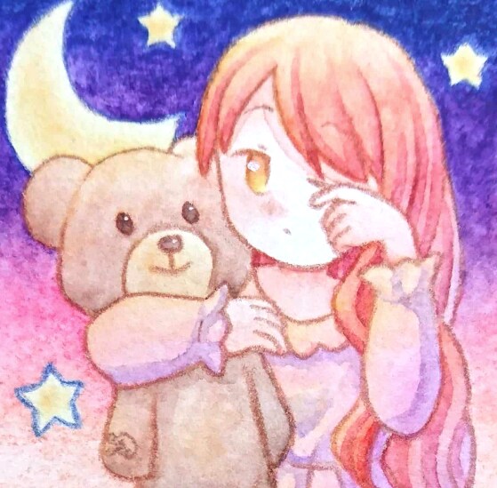 水彩色鉛筆で“ミニ原画”を描きます 絵本のような温かく優しい絵が得意です！ イメージ9