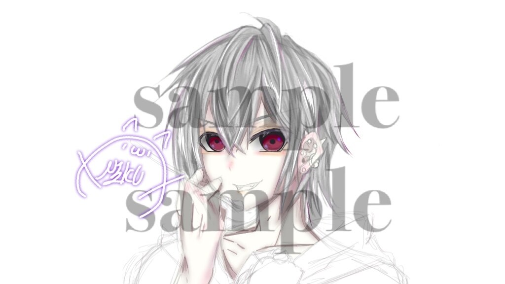 一枚絵からSNSアイコンのイラスト制作します 立ち絵からイメージイラストまでお好きな用途に！ イメージ2