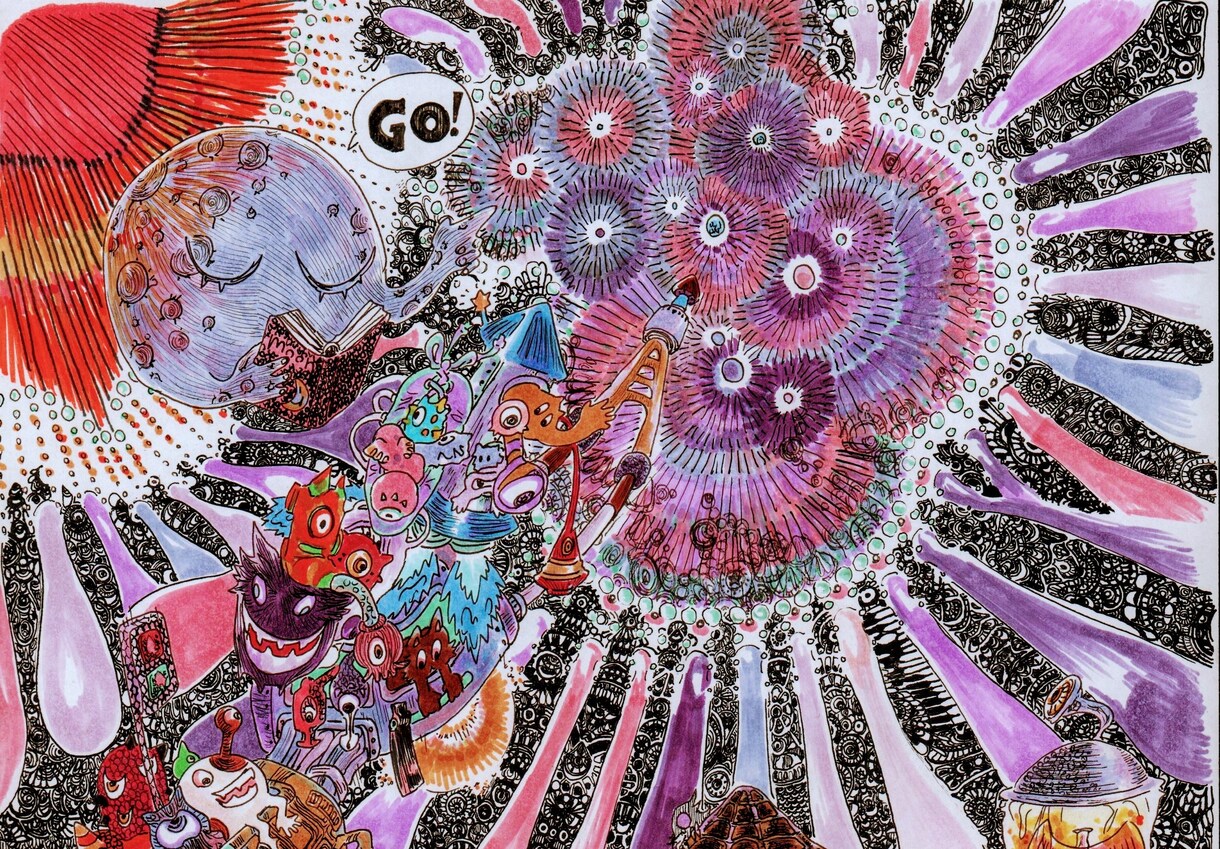 ファンシーな可愛いイラスト受付ています アナログペン画、デジタル可お求め頂ければ原画をお送りします。 イメージ1