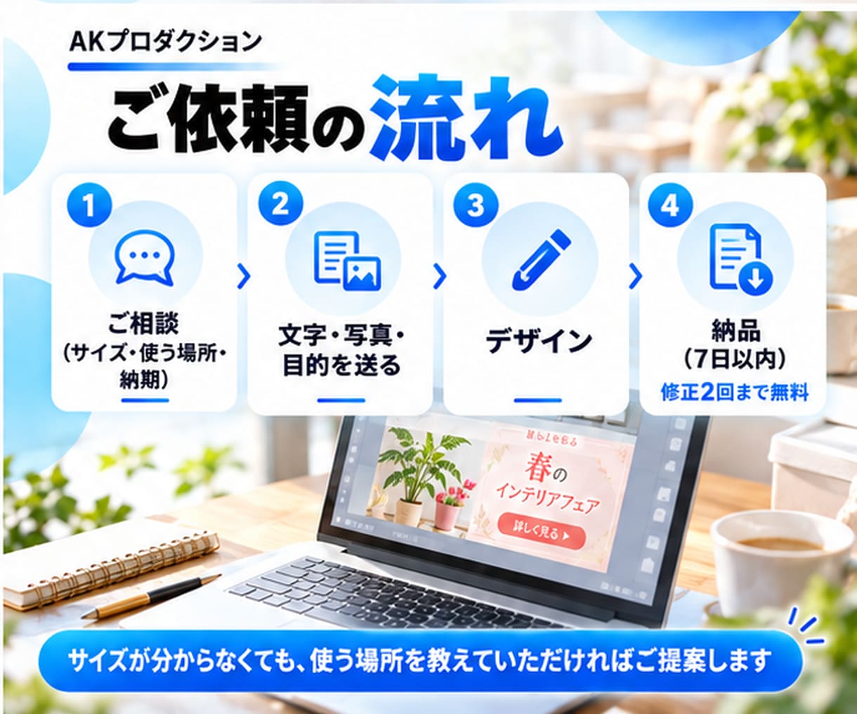 クリックにつながる集客バナーをデザインします ひと目で伝わる言葉と配置で、クリックにつなげます イメージ4