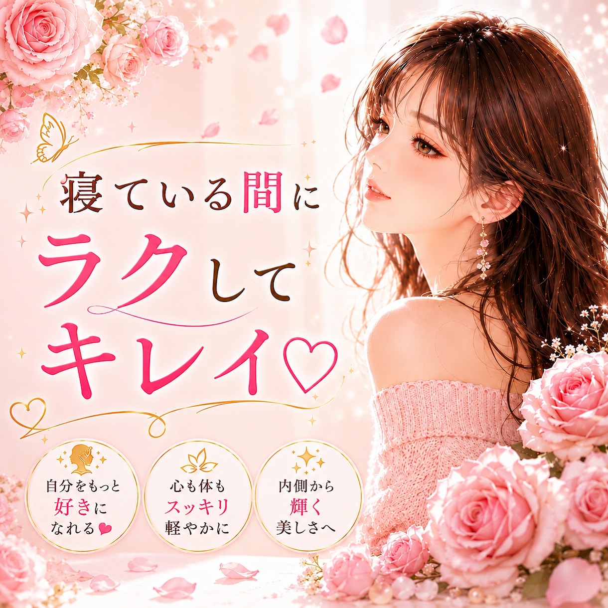 美容気功であなた本来の美しさを引き出します 寝ている間にラクしてキレイ♡美容気功でもっと自分を好きになる イメージ2
