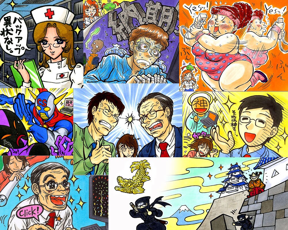 パンフレット、同人の挿絵、動画用のイラスト描きます 目力の強いキャラクターのイラストで表紙や動画を目立たせます！ イメージ9