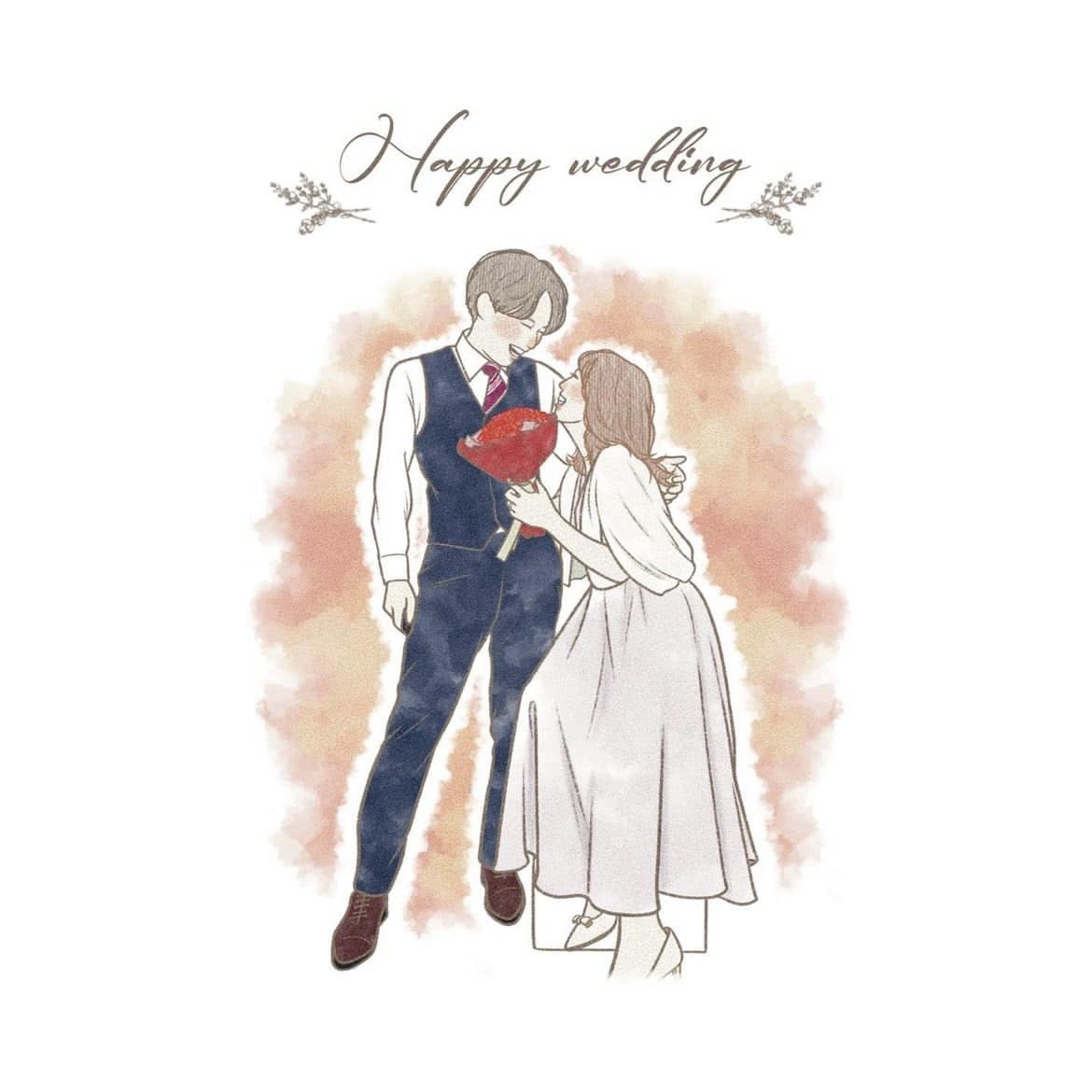 即対応⭕️優しく温かみのある似顔絵お描きします 還暦祝いや記念日のプレゼントにも。 イメージ3