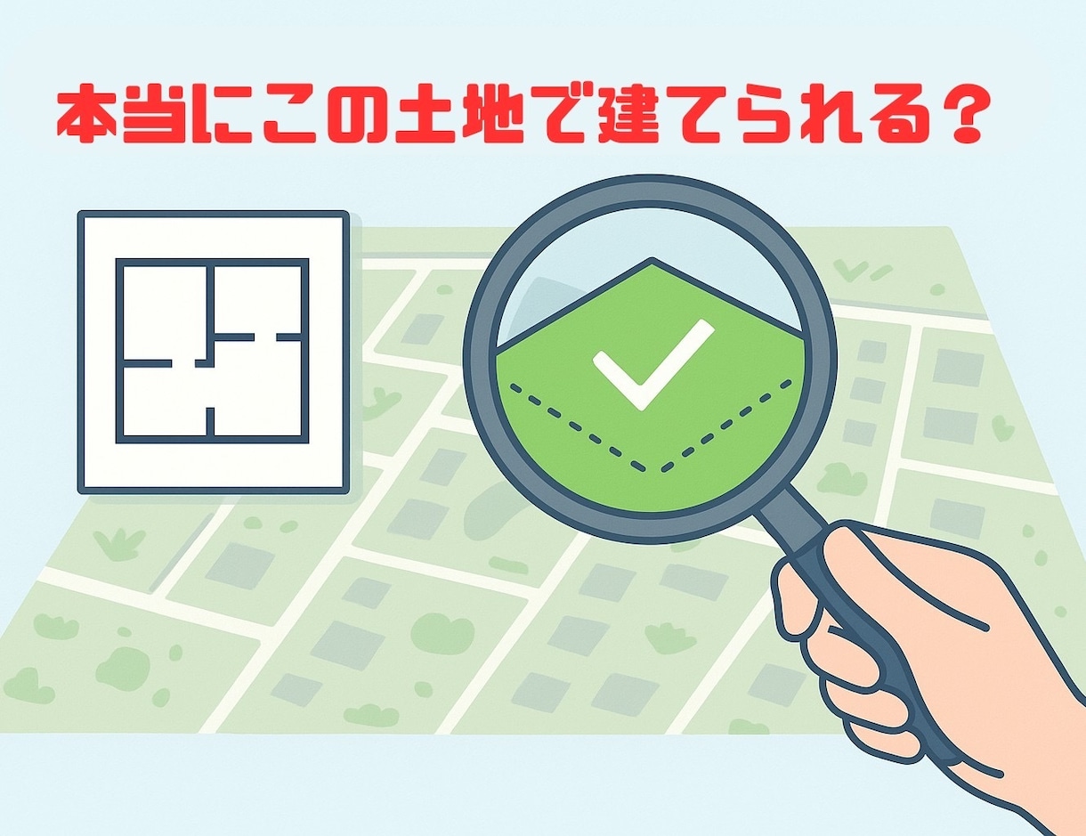 土地をチェックします 建てる前に!一級建築士が理想の建物が建つか確認します! イメージ1