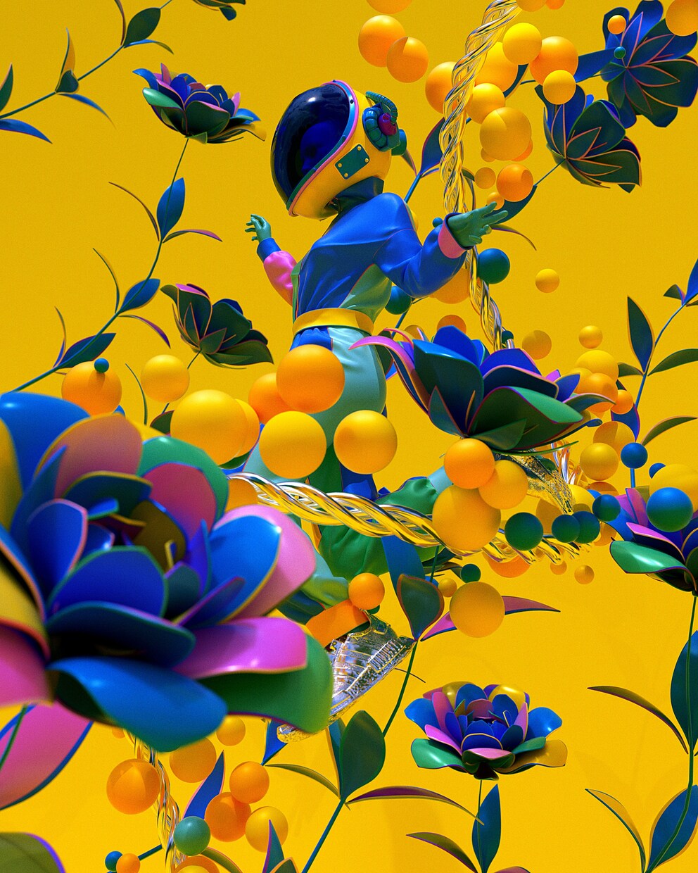 3Dでイラストレーション作ります オリジナリティのあるイラストレーション制作 イメージ1
