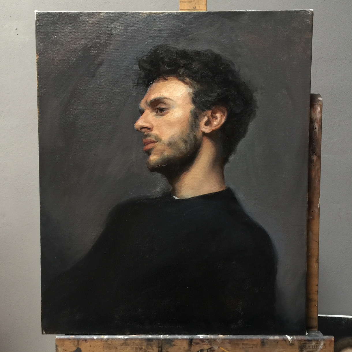 f６ プロが油絵で描きます キャンパスにあなたの肖像画を油絵で描きます！