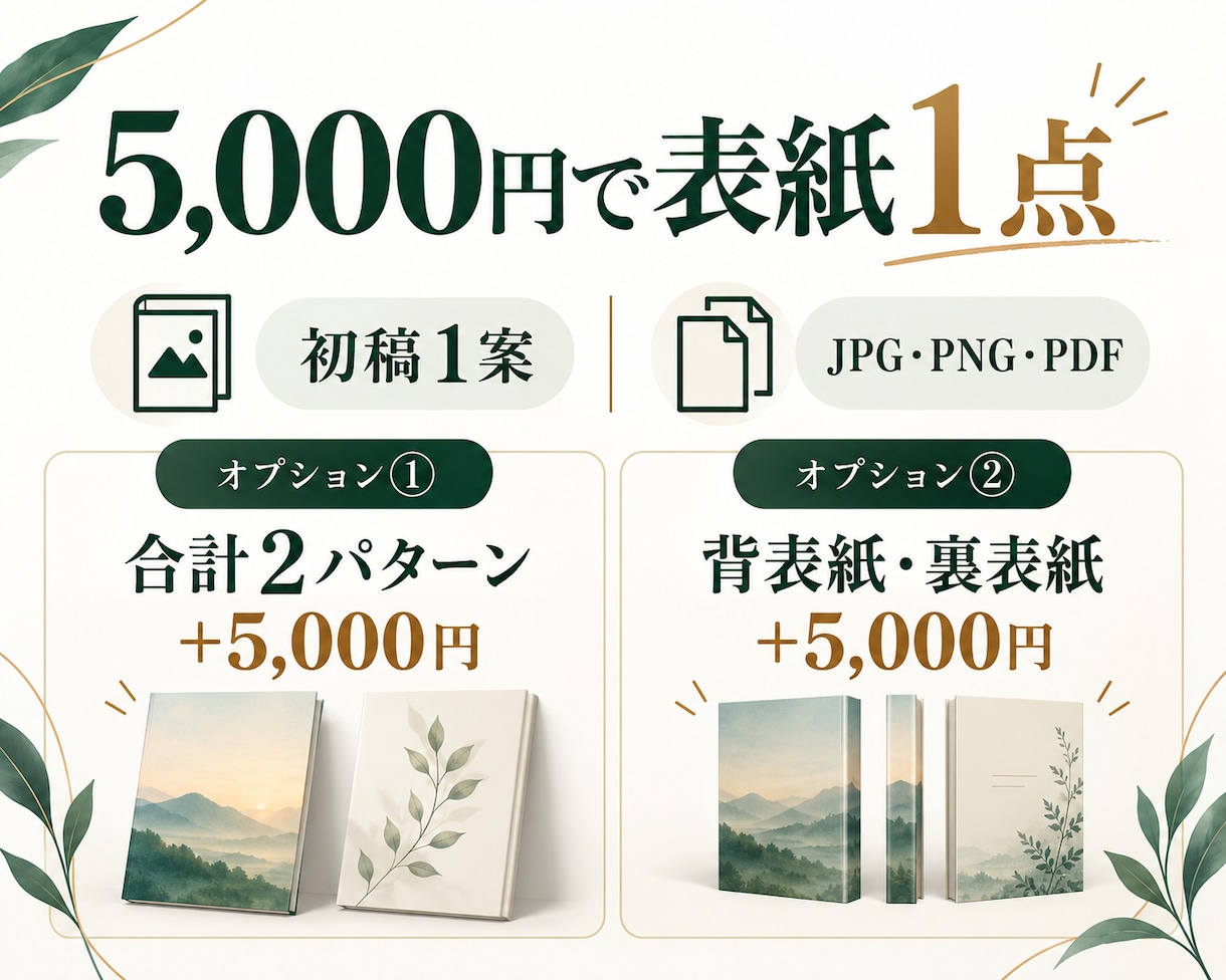 Kindle本の表紙をデザインします 原稿やテーマに合わせて、使える表紙データを制作します イメージ2