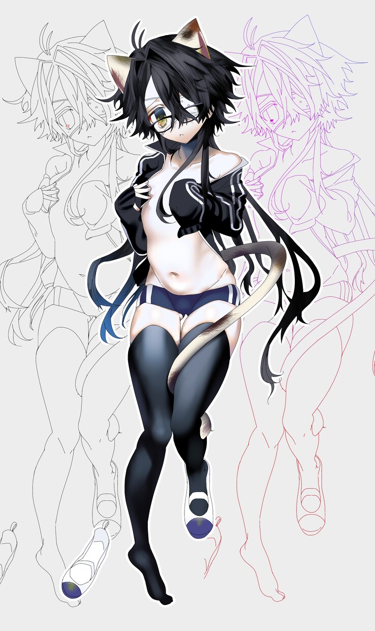 絵柄・塗り相談OK◎多用イラスト制作します 即納相談可◎SNS・動画・グッズ・立ち絵まで幅広く対応 イメージ6