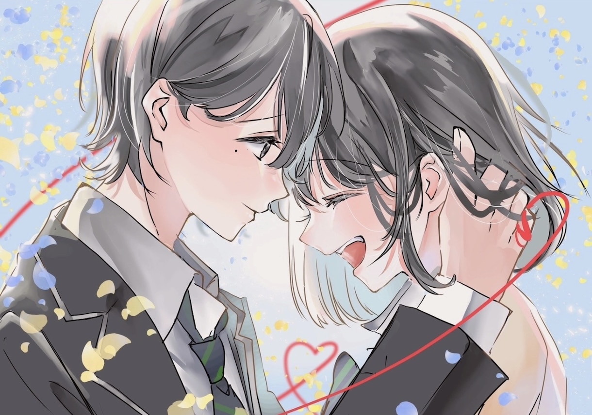 歌ってみた動画のMVイラスト【格安‼️】で描きます ハイクオリティな、可愛いMVイラストを格安で！ イメージ2