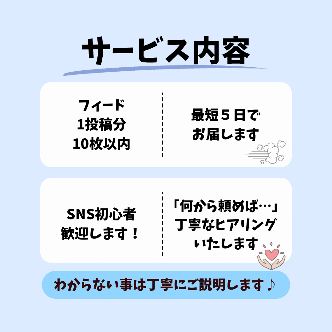 医療系インスタ画像1投稿分1,000円で制作します １投稿(10枚以内)！修正無制限での対応いたします。 イメージ3