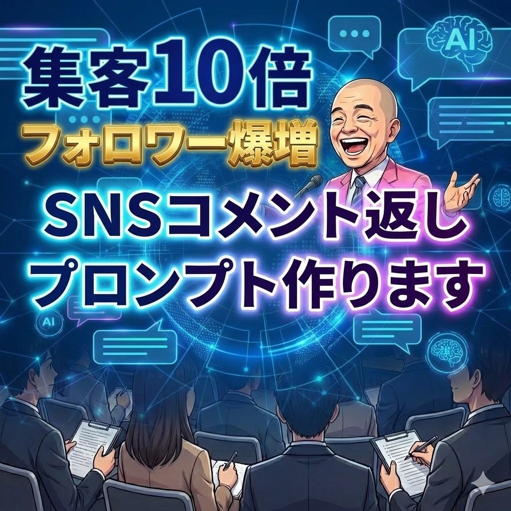 SNSフォロワー爆増コメントプロンプト作ります 売り込まずに、選ばれる関係づくり イメージ1