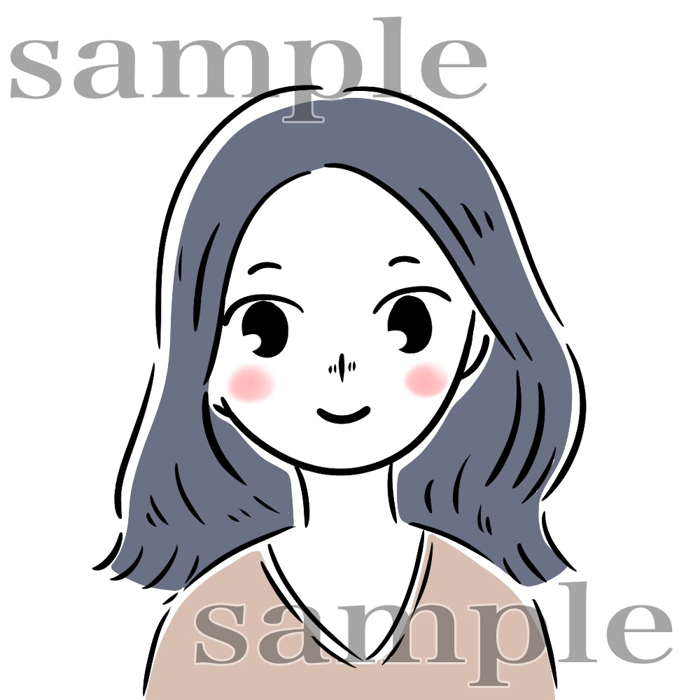 シンプルで可愛いSNSやブログのアイコン作成します SNSなどのオリジナルアイコンに！ イメージ2