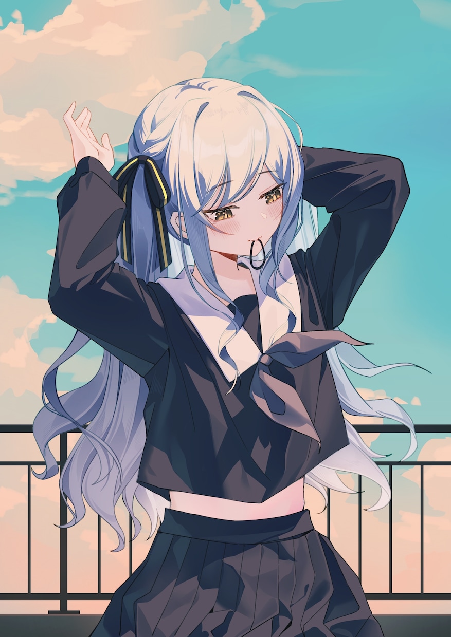 商用可雰囲気透明感可愛い女の子のイラストを描きます バストアップ/上半身/全身など対応可能です‼️ イメージ2