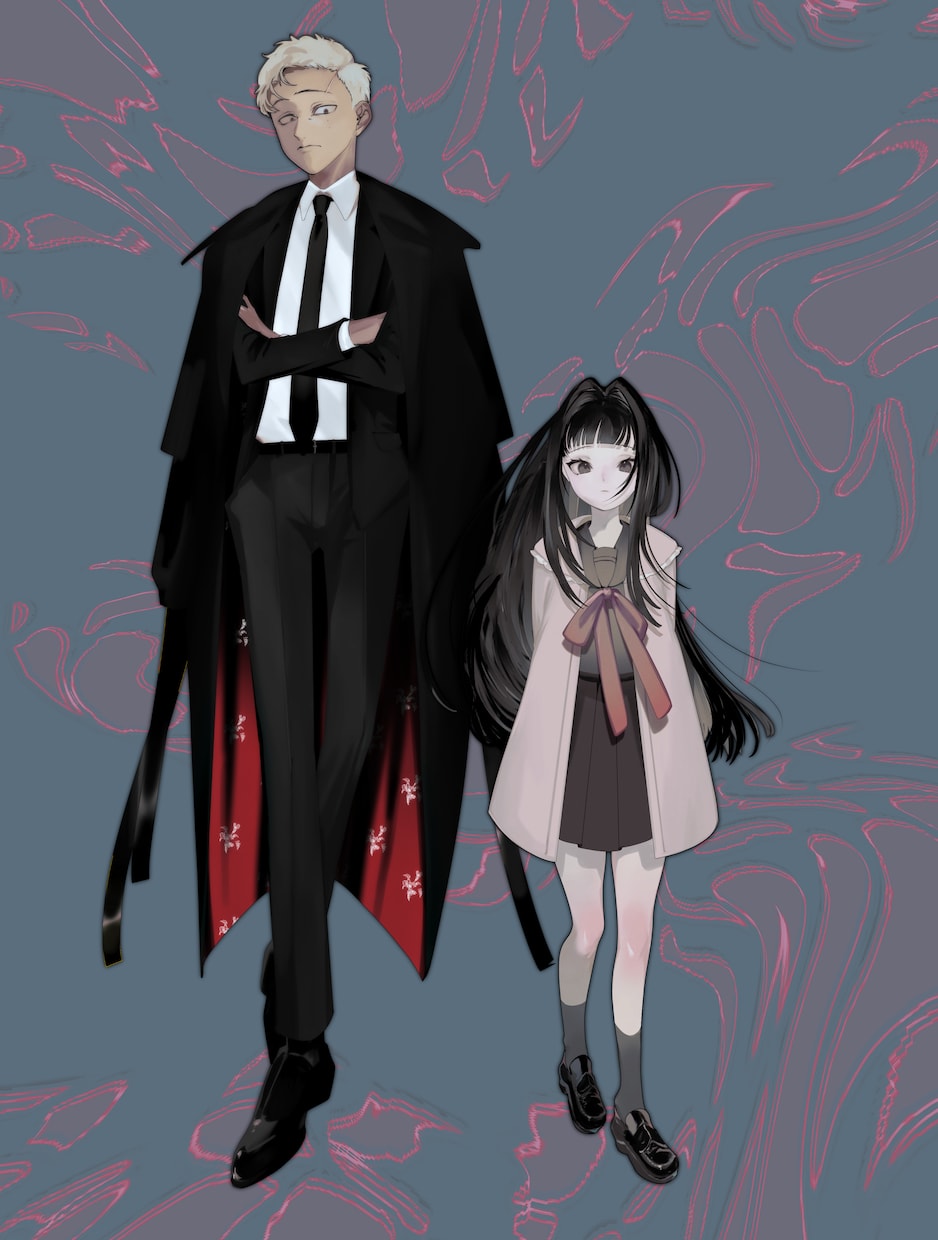 あなただけの歌ってみた・MVイラストを描きます 綺麗め女の子、ダークな雰囲気が得意です✨ イメージ8