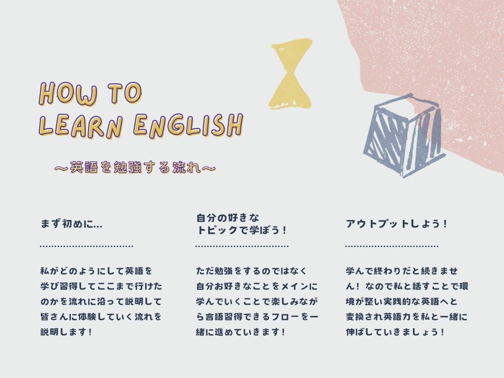 初心者向け】の英会話コーチング承ります その人にあった勉強方法を！好きなトピックで英語を！ イメージ3