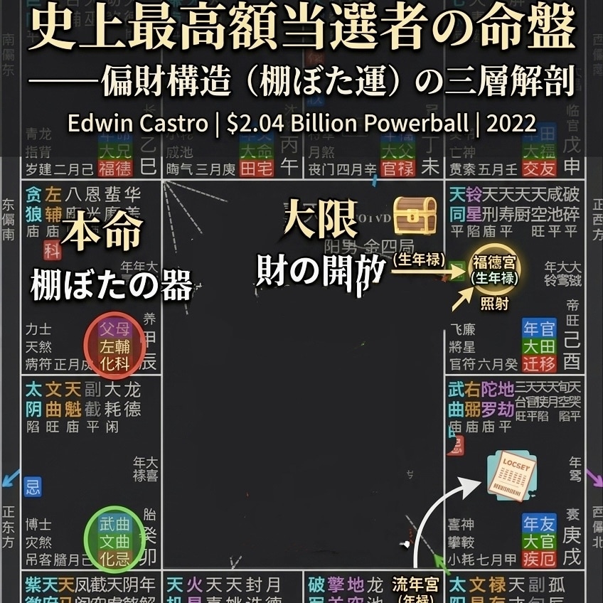 金運鑑定｜紫微斗数で「あなたの財運を特定します あなたは金運が持つ？？人生を激変黄金期を特定します」 イメージ3