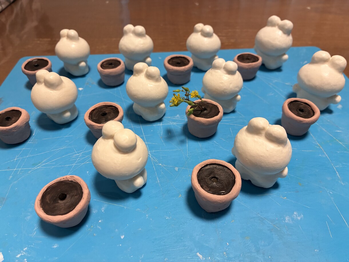 ほっこりテイストの粘土雑貨作ります ほっこりかわいい造形粘土飾ってみませんか？ イメージ3