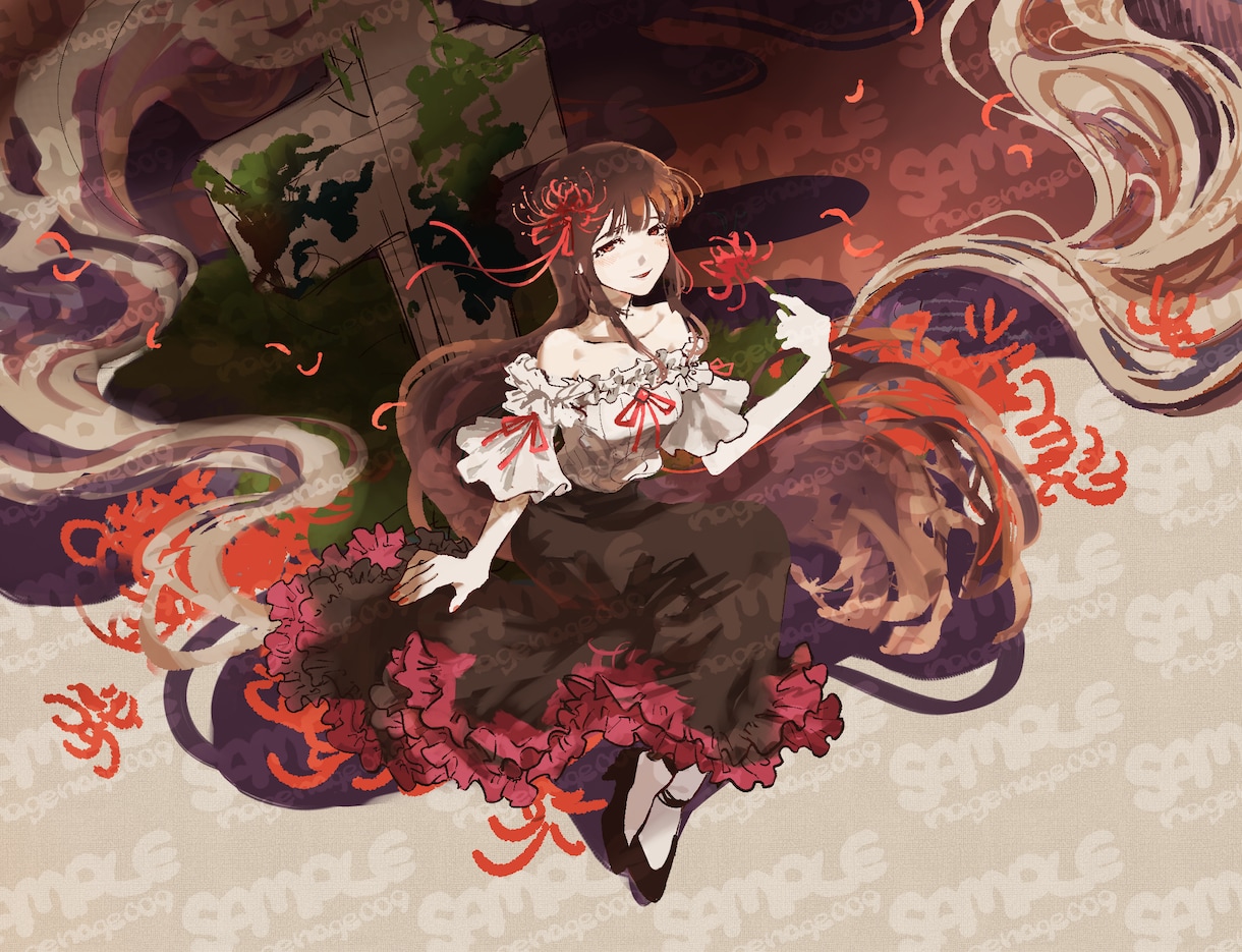 がっつり描き込み一枚絵制作します 世界観に引き込まれる、理想の一枚を イメージ3