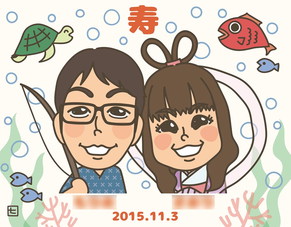 【ゆる似顔絵】似顔絵ギフト作成します！【デジタル】 イメージ1