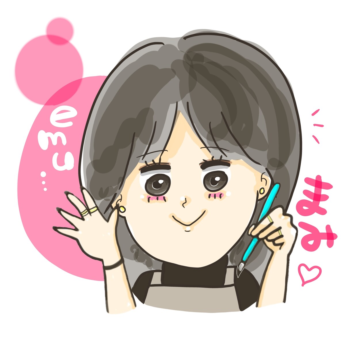 お店オーナー向け似顔絵アイコン作成します ゆるくて親しみやすいSNS用アイコン イメージ7