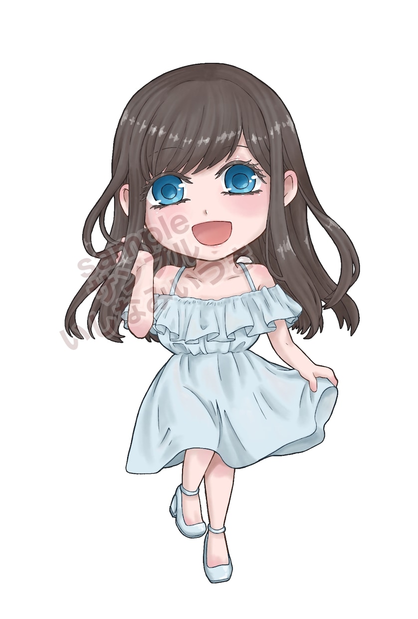 可愛くてキュンとするミニキャライラストを描きます SNSアイコン、配信サムネなどにオススメ！ イメージ5