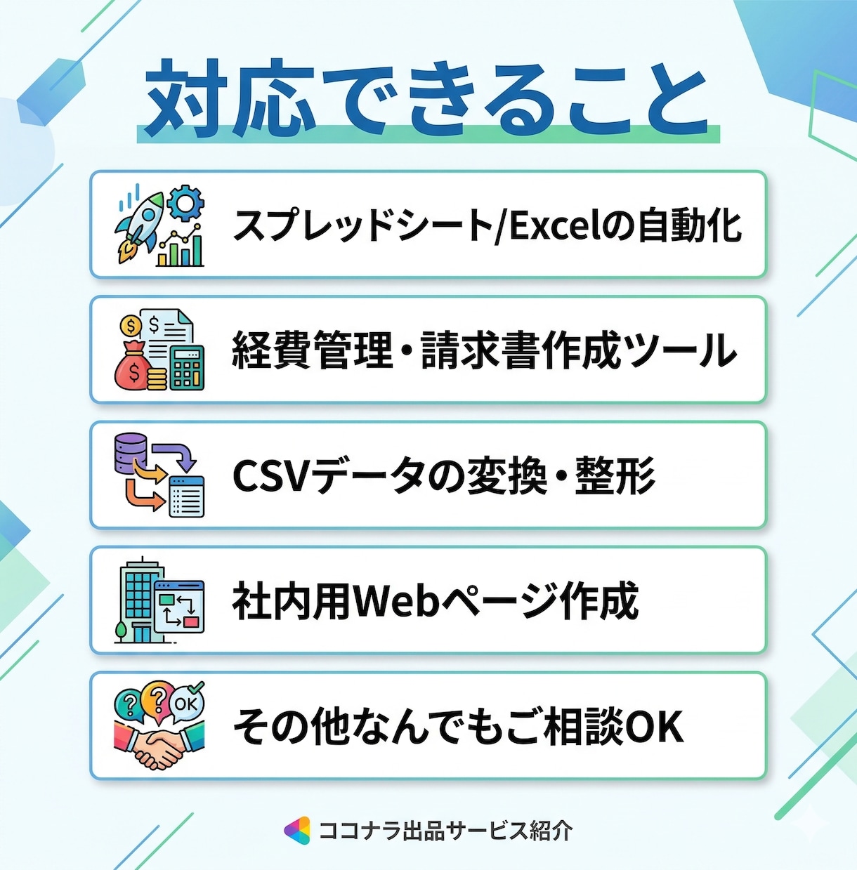 その事務作業、ツールで自動化します 毎日の手作業、もう終わりにしませんか？ イメージ2