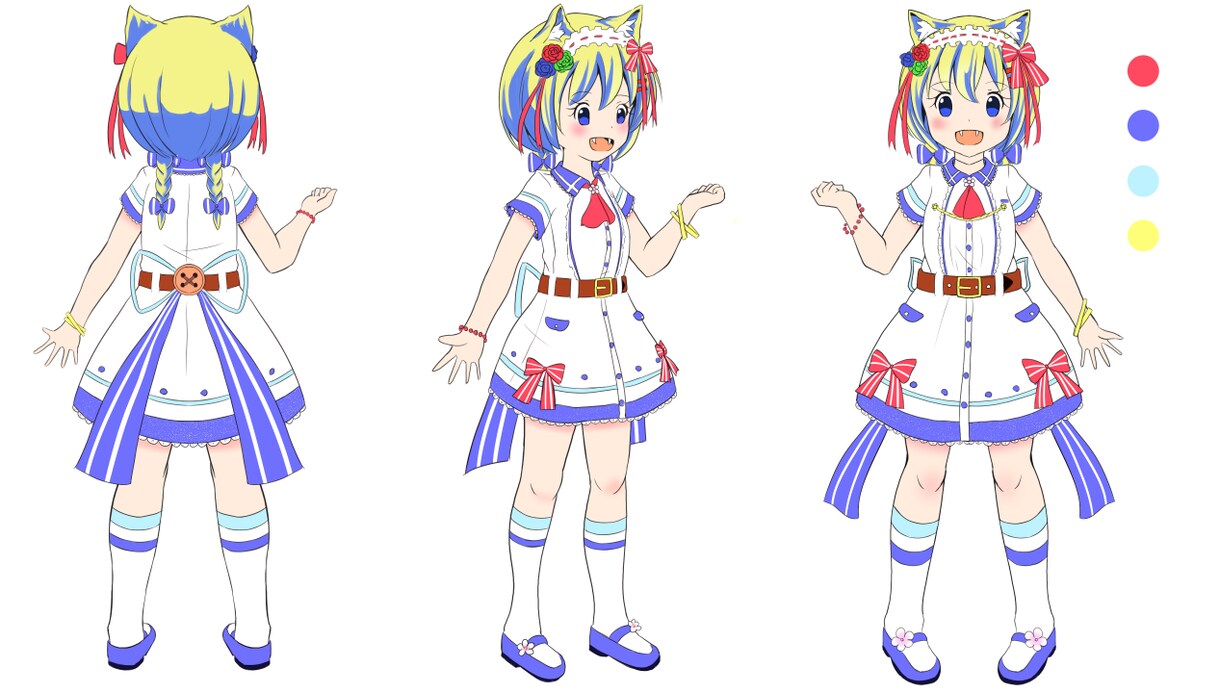 Vtuberのデザイン及びLive2D作成をします これから始める人。新規衣装が欲しい人など イメージ6