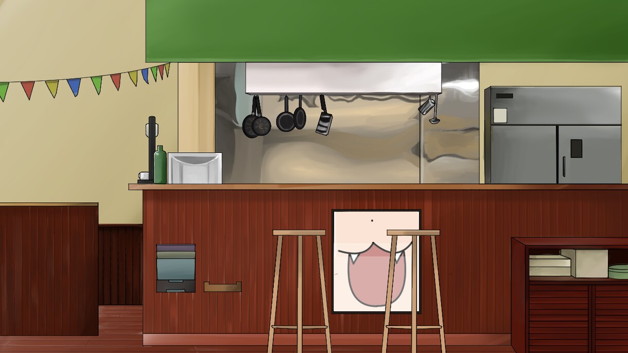 Vtuber・同人誌等の背景承ります ちょっとしたアニメーションやモノクロ・カラー背景描きます！ イメージ7