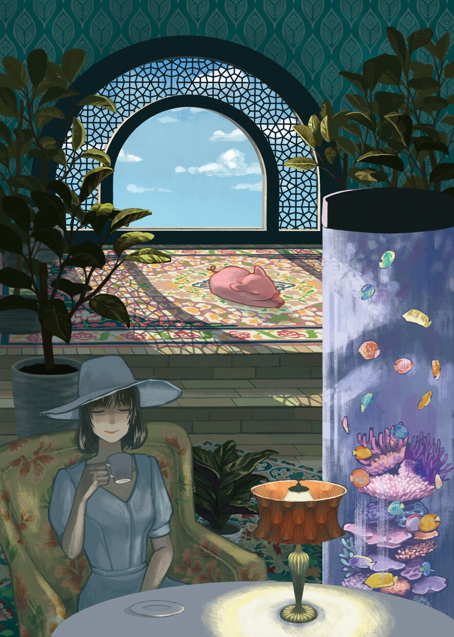 厚塗りイラストで風景、キャラクター描きます 印象的なカラーと光の表現が得意です！ イメージ6