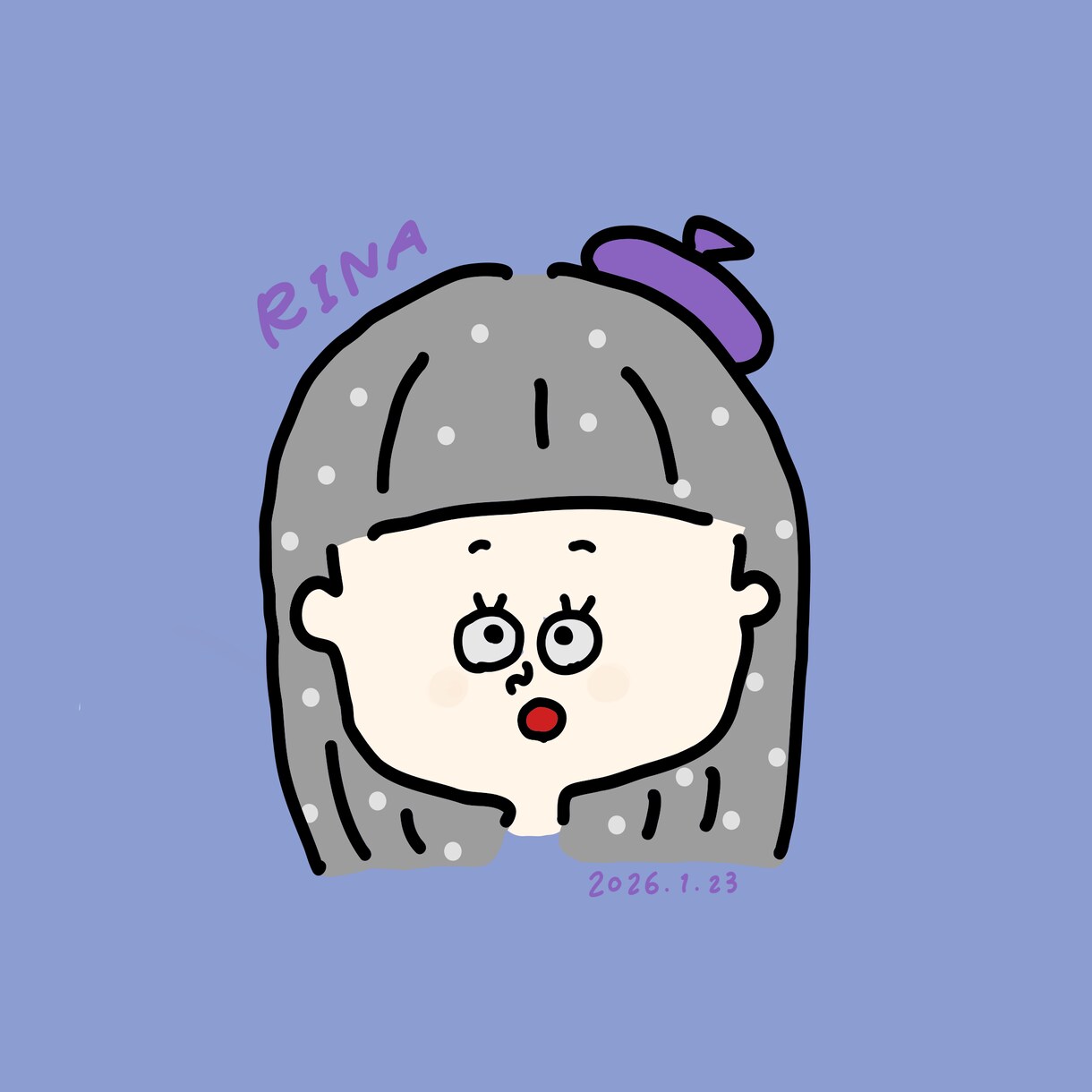 口がぽかーんと開いた、愛されアイコンお描きします 目に留まる！目立つアイコン！プレゼントにも喜ばれています♡ イメージ4