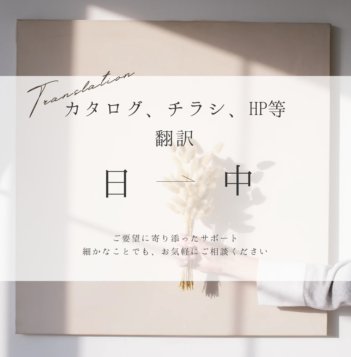 日本語⇆中国語の翻訳承ります 翻訳実績あり！まずはお気軽にご相談下さいませ！ イメージ1