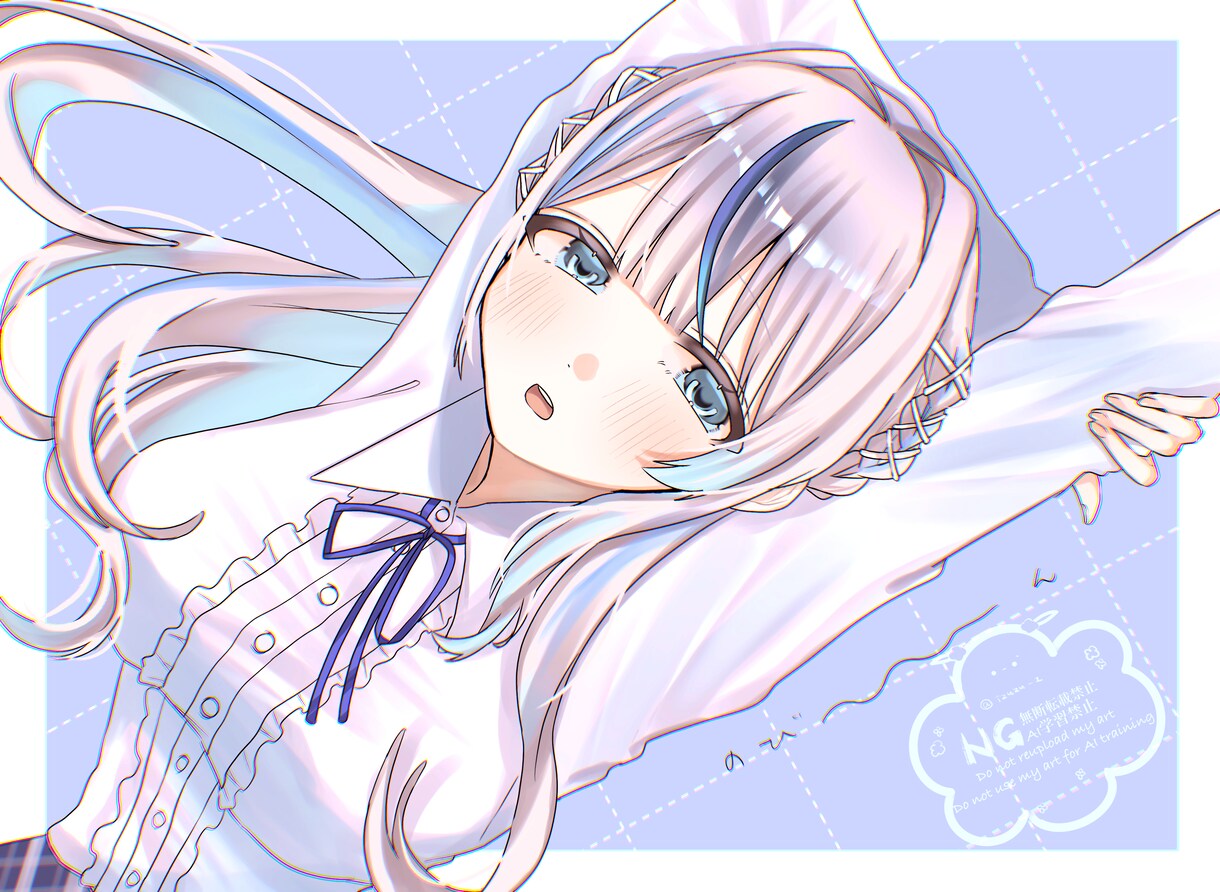 SNSアイコン・動画サムネ・立ち絵を描きます ふわふわとした色彩で可愛くちょっと大人可愛いを描きます！ イメージ3