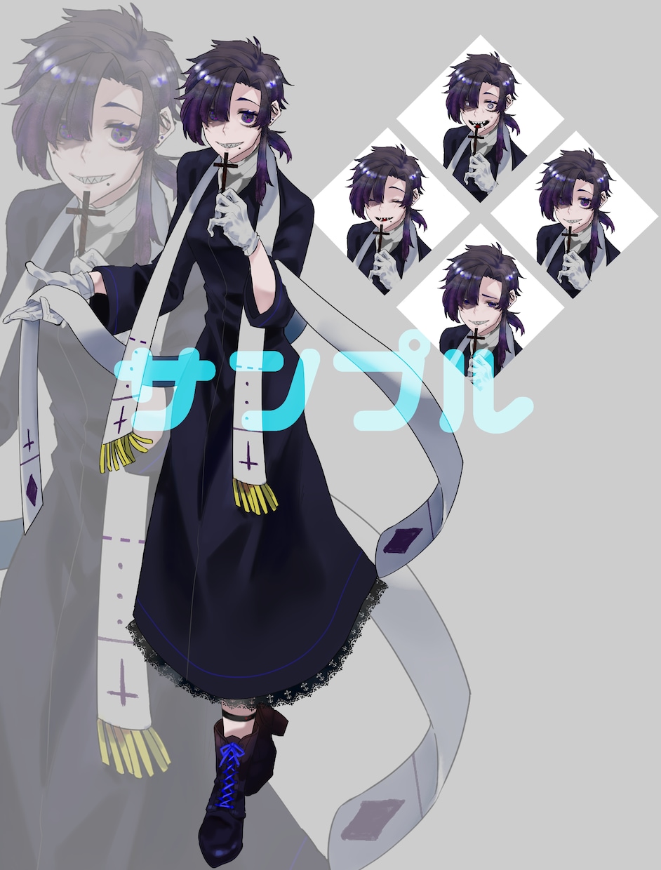 TRPGや動画で使える立ち絵を描きます 厚塗り風なタッチの絵をご提供します！ イメージ4