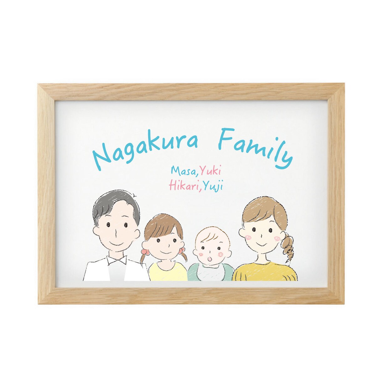 シンプルでやさしい・かわいい似顔絵描きます 現役デザイナーです。名刺やウェルカムボードにもぜひどうぞ☆ イメージ2