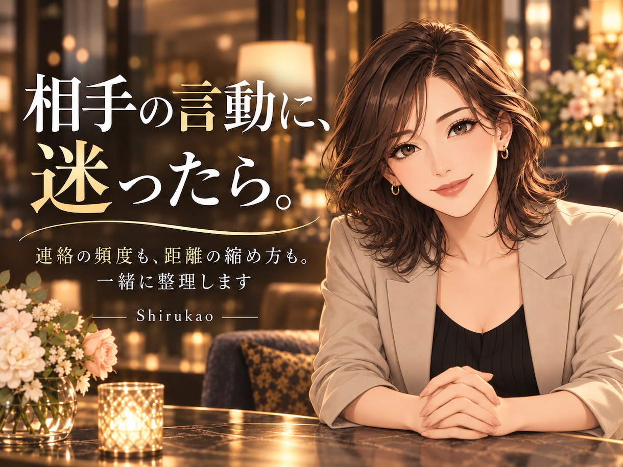 男女の恋愛・婚活の悩みに本音で答えます ただの共感では終わらない！女性目線の率直なアドバイス イメージ2
