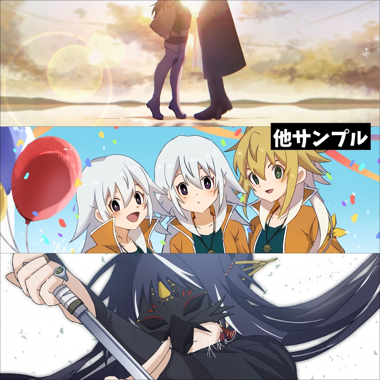 6月まで期間限定で立ち絵制作します 左右反転しても違和感のないイラストを…… イメージ8