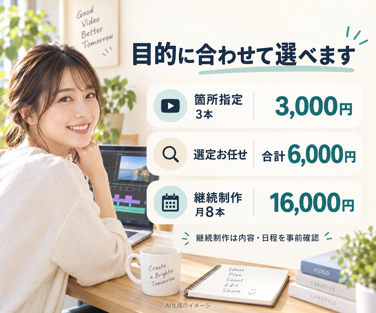 YouTube切り抜きショートを3本制作します 字幕・見出し・投稿文付き｜単発から継続制作まで イメージ3