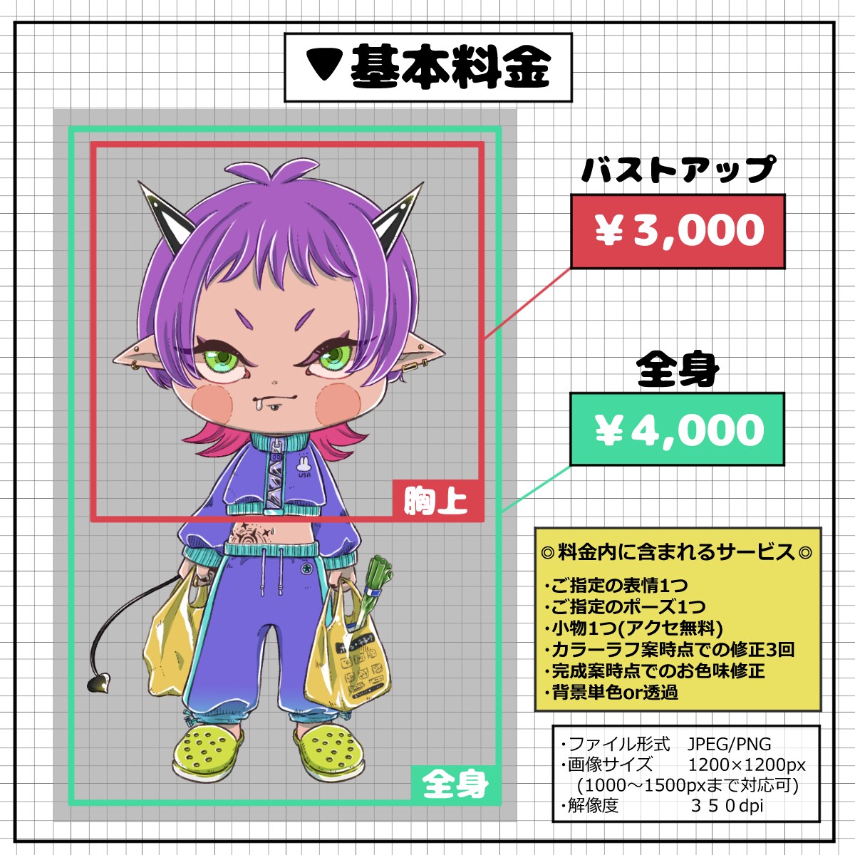 商用可◎ポップで可愛いデフォルメキャラを制作します SNS類のアイコンや動画配信などに！ イメージ2