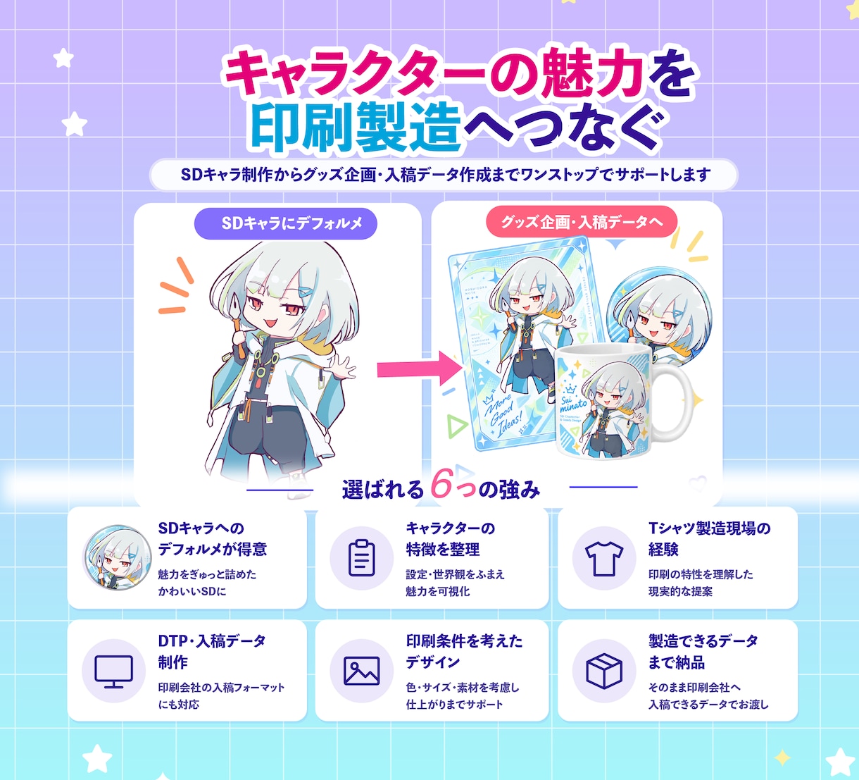 ファンが連れ歩くVTuberのSDグッズを作ります 撮って投稿したくなる仕掛けと次回展開まで設計 イメージ8
