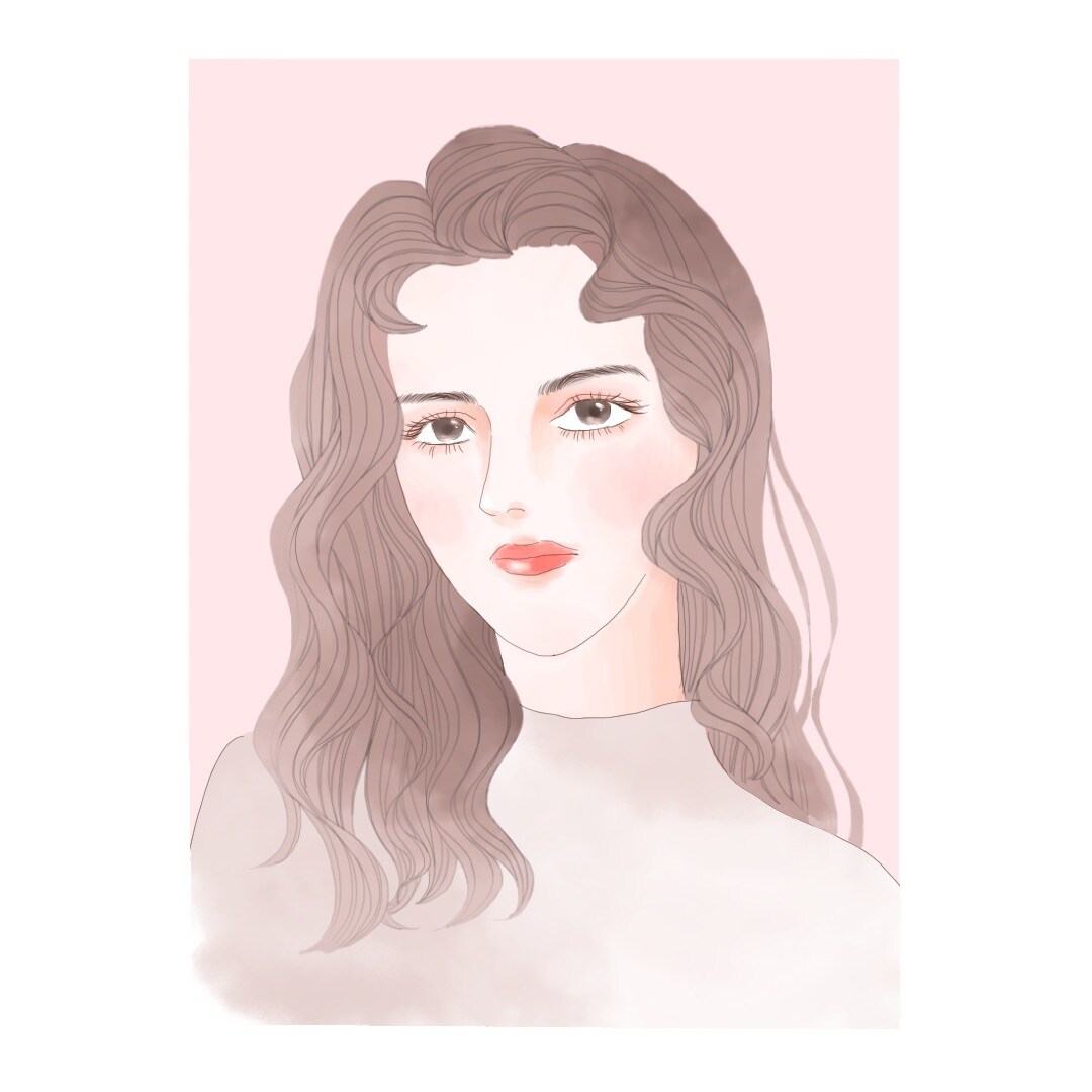 似顔絵・イラスト描きます 水彩画風の美人画水彩画風イラストをお求めの方 イメージ5