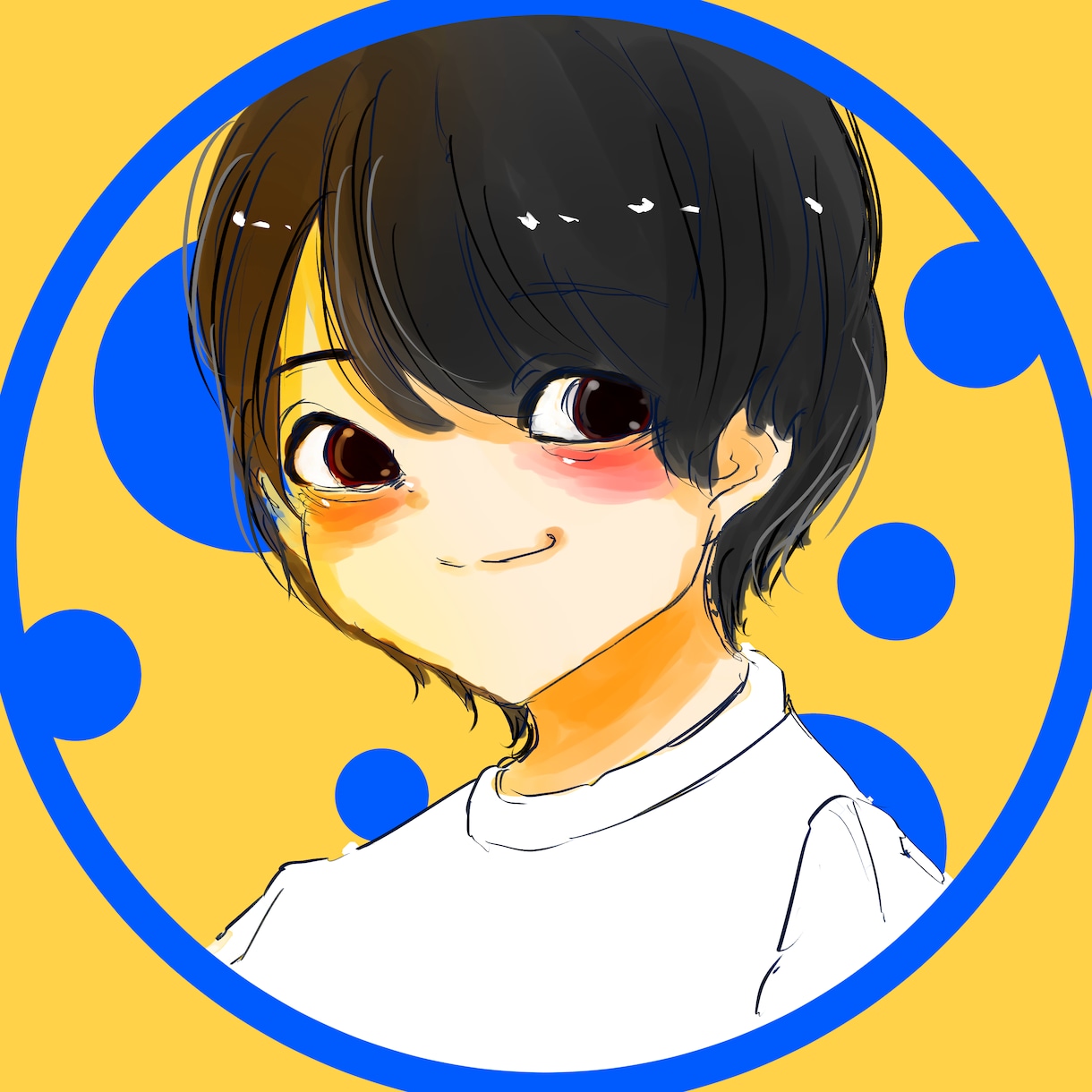 ふわふわとしたアイコン描きます 水彩で柔らかくかわいいアイコン！ イメージ1