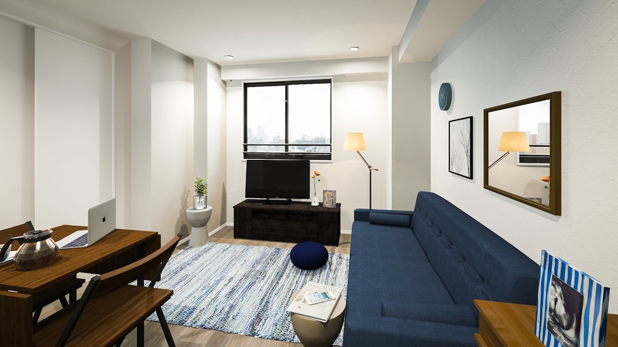 建築CGパースの作成　内観・外観何でもお作りします フォトリアルな内観CG　図面無しでも写真からお作り出来ます。 イメージ9