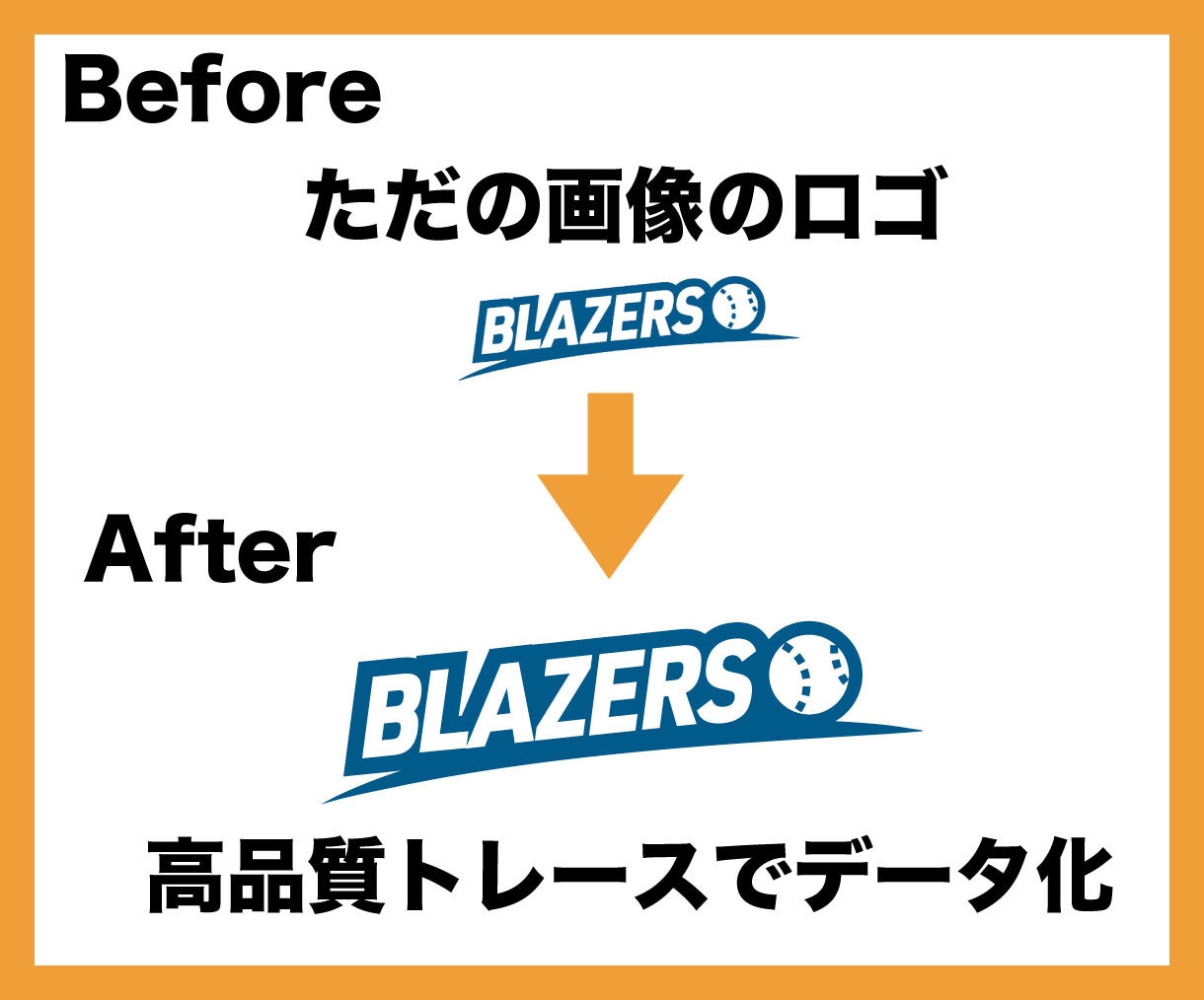 画像からAiデータ作成します ロゴや画像を丁寧にトレースします！ イメージ2