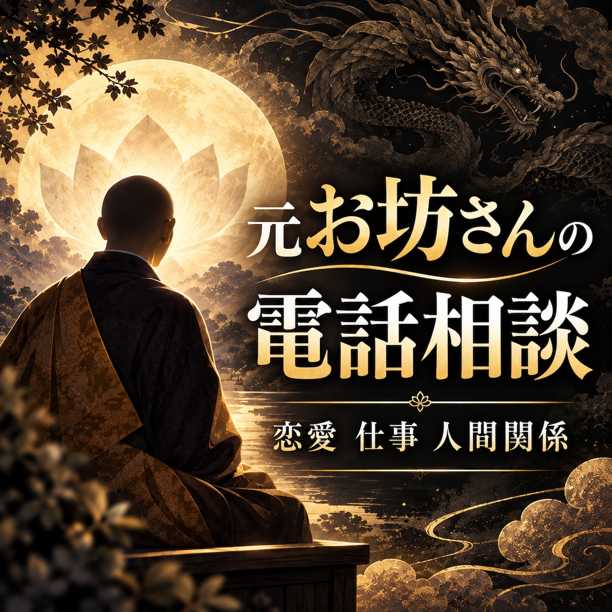 元お坊さんが心の悩みを電話でお聞きします 恋愛や仕事、人間関係を整理して次の一歩へ イメージ1