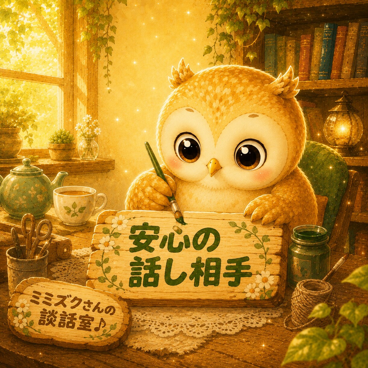 ミミズクさんの安心談話室✨️気持ちを受けとめます 聞いてほしい～ 雑談自由・悩み相談・ぐち・推し話にどうぞ☺️ イメージ6