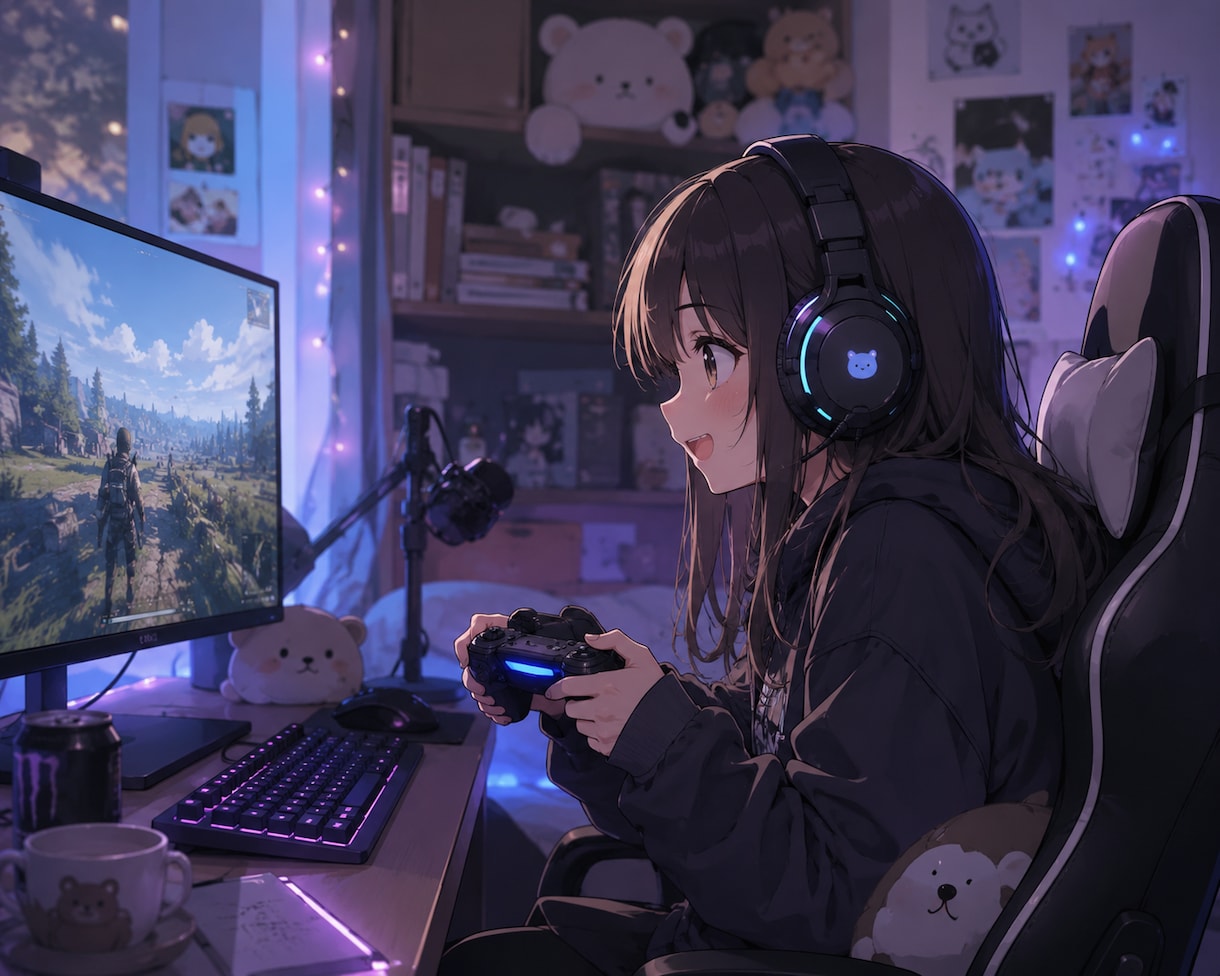 初心者歓迎！楽しく一緒にゲームします VC対応可能 一緒に楽しくゲームしましょう！ イメージ1