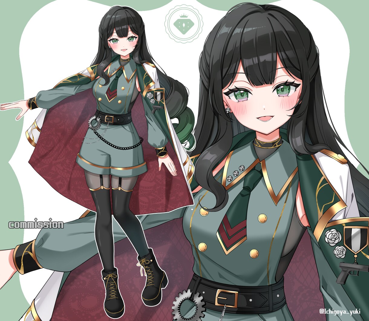 企業実績多数！IRIAM用の立ち絵制作いたします 高画質でアップにも耐えられるお顔の良さ！実績多数の安心感！ イメージ8